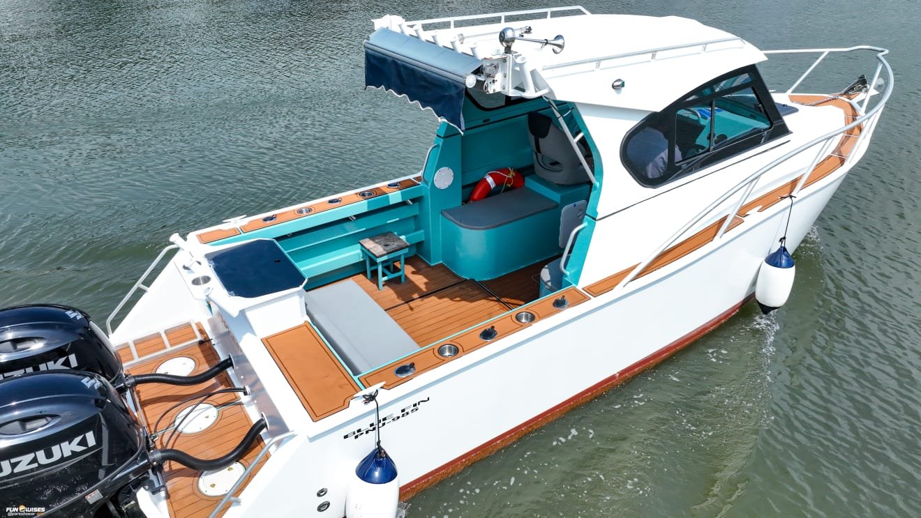 Blue Fin yacht for couples in Goa