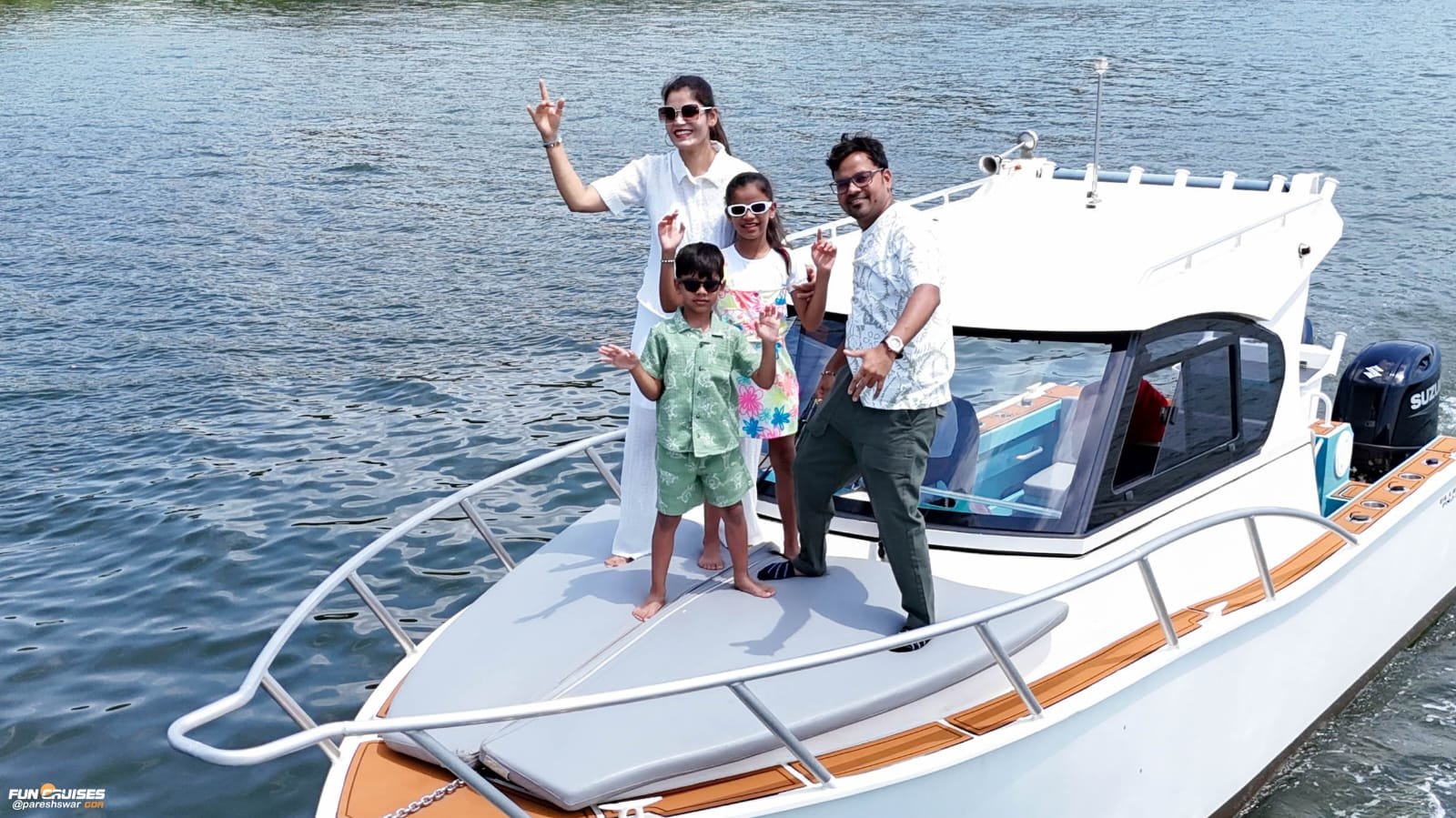 Blue Fin yacht for couples in Goa