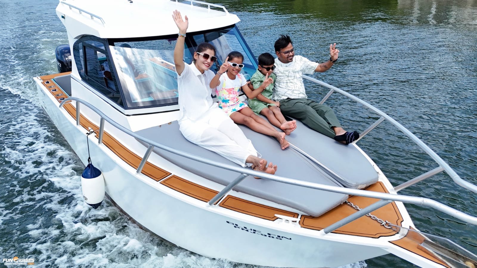 Blue Fin yacht for couples in Goa