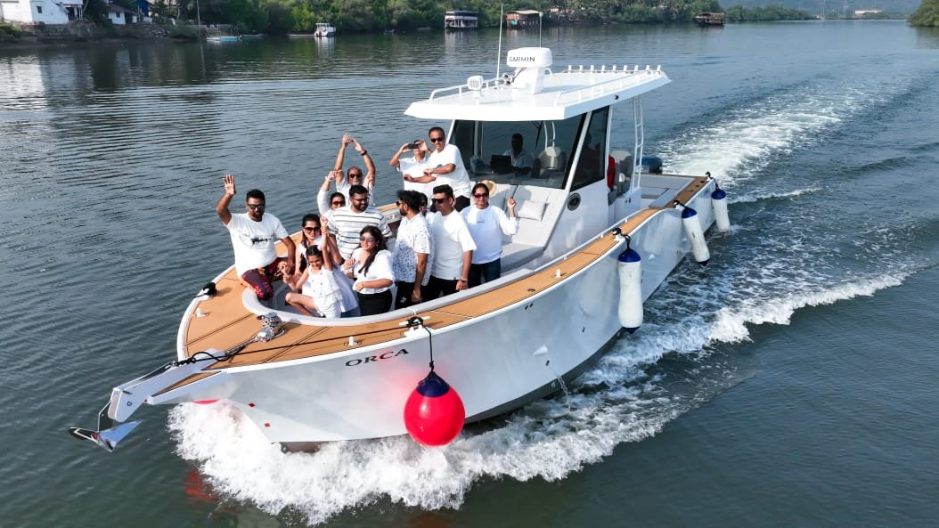 Orca yacht — group charter for up to 16 in Goa