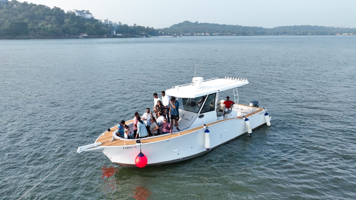 Orca yacht — group charter for up to 16 in Goa