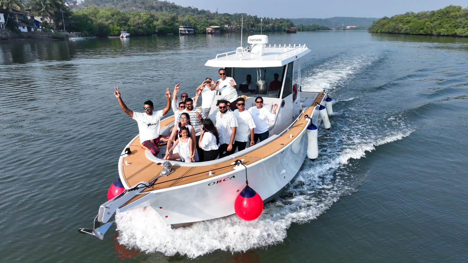 Orca yacht — group charter for up to 16 in Goa