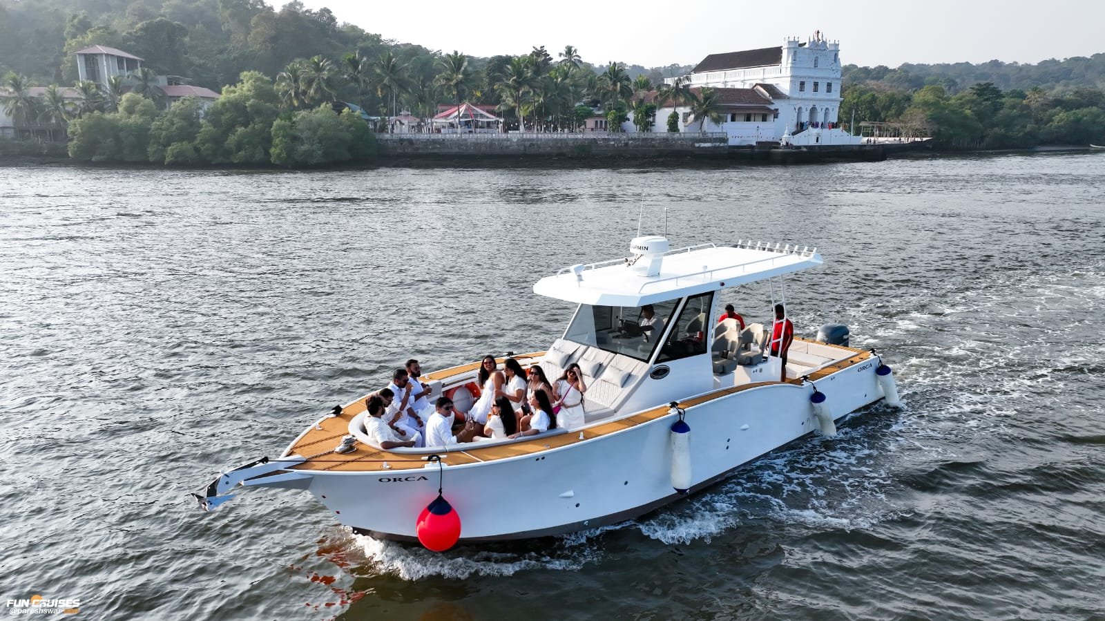 Orca yacht — group charter for up to 16 in Goa