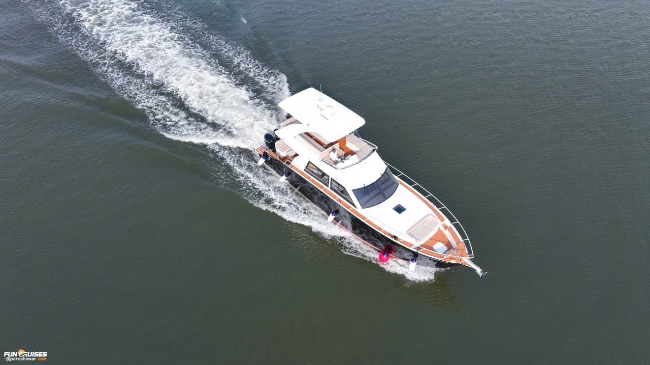 Polaris premium yacht charter in Goa
