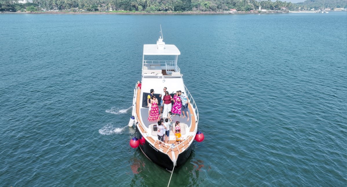 Polaris premium yacht charter in Goa