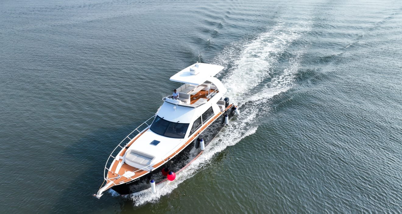Polaris premium yacht charter in Goa