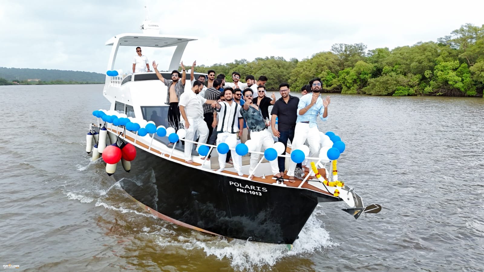 Polaris premium yacht charter in Goa