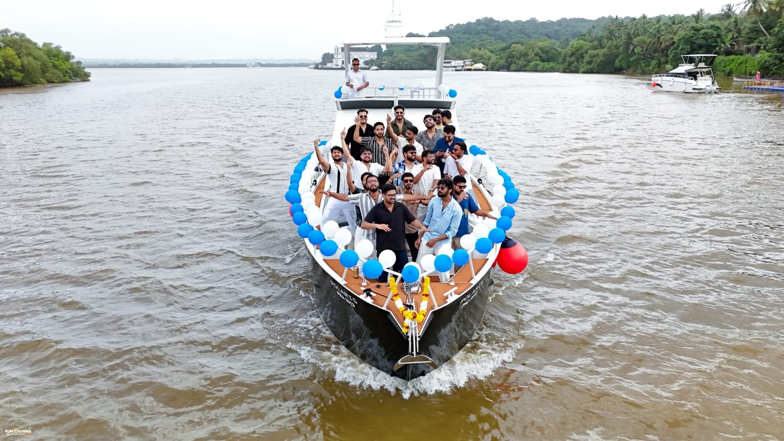 Polaris premium yacht charter in Goa