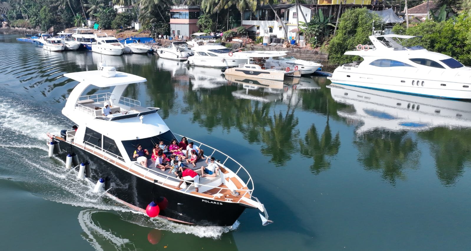Polaris premium yacht charter in Goa