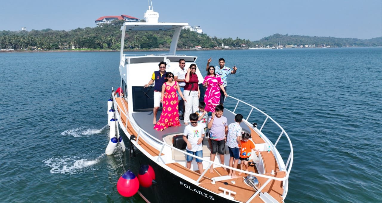 Polaris premium yacht charter in Goa