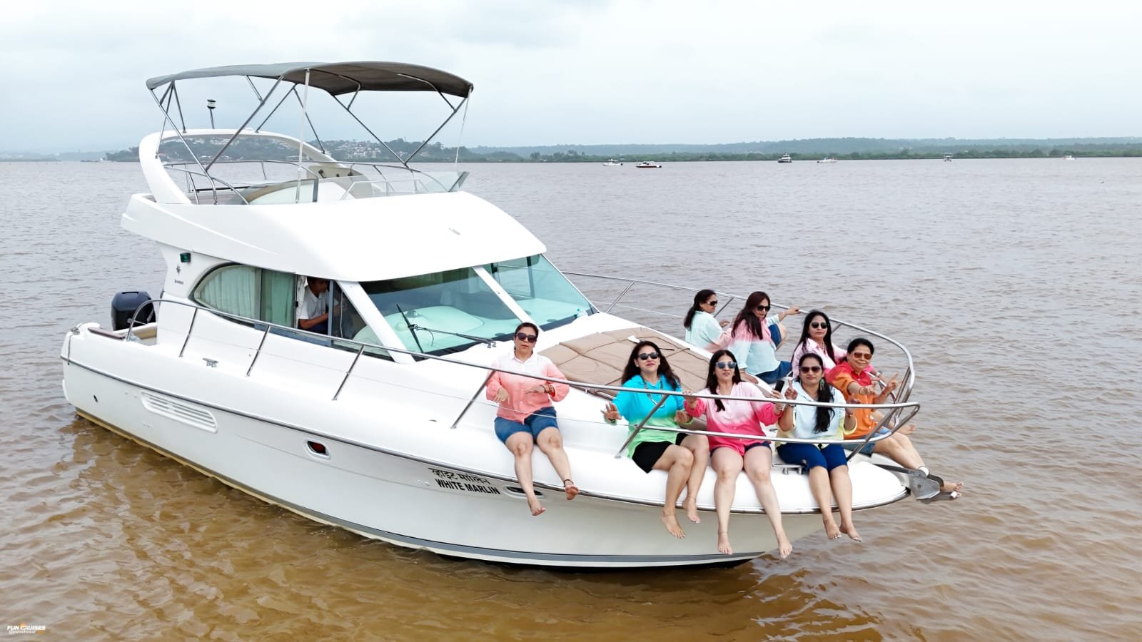 Prestige 36 luxury yacht in Goa