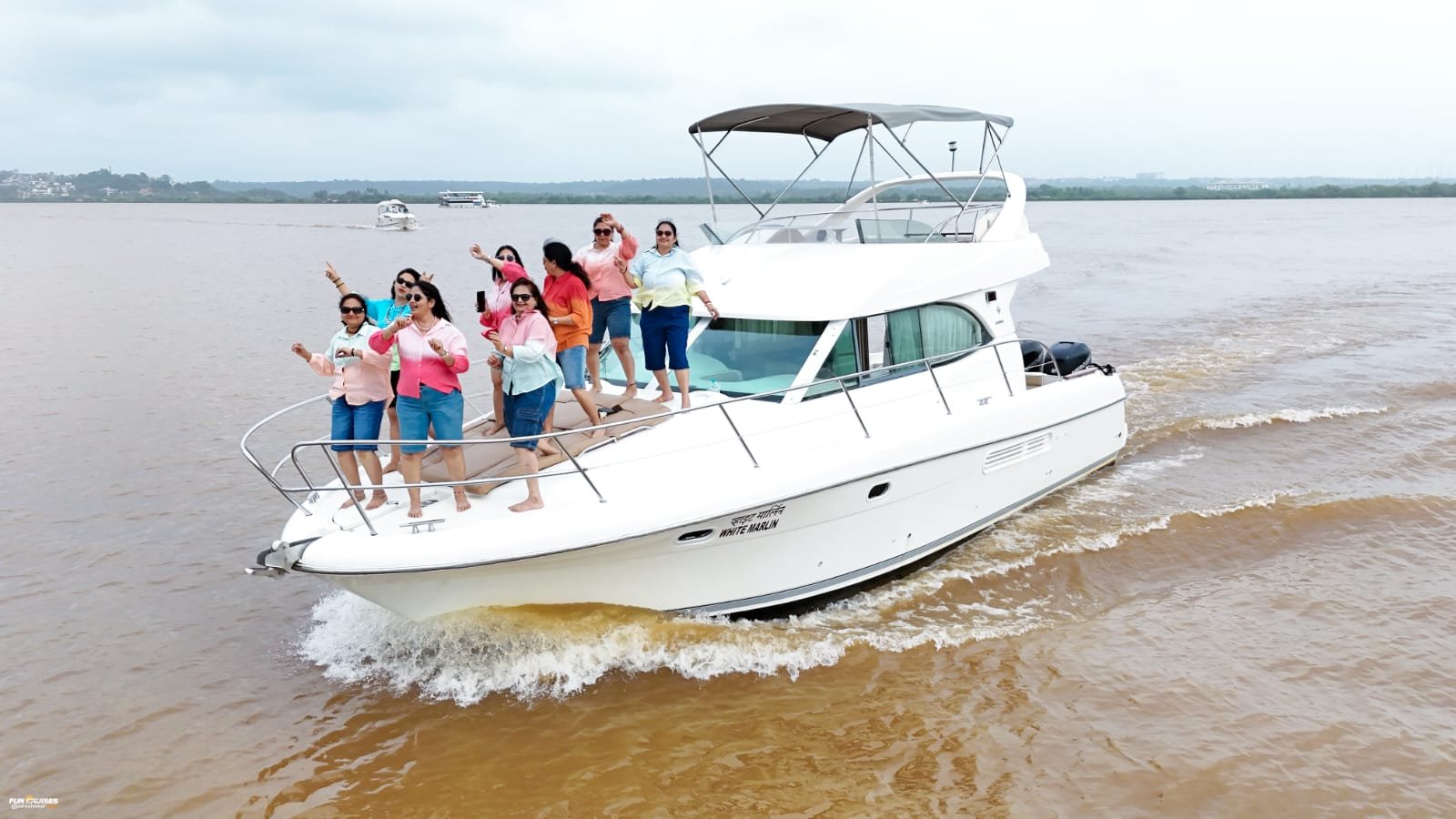 Prestige 36 luxury yacht in Goa