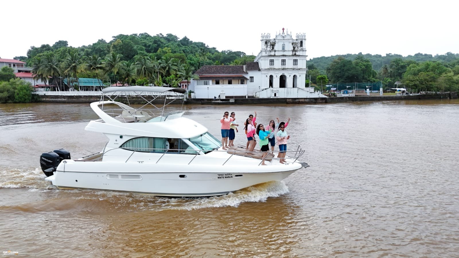 Prestige 36 luxury yacht in Goa