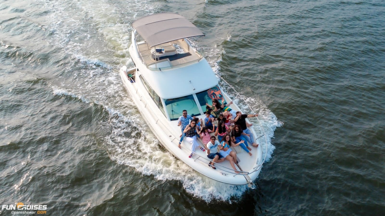 Prestige 36 luxury yacht in Goa
