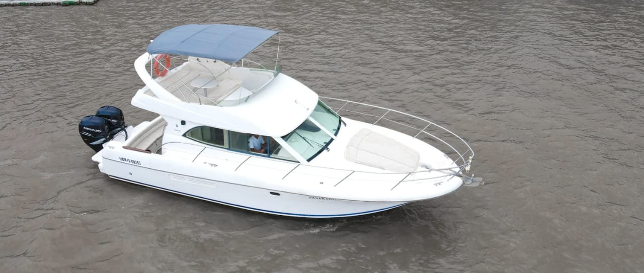 Prestige 36 luxury yacht in Goa