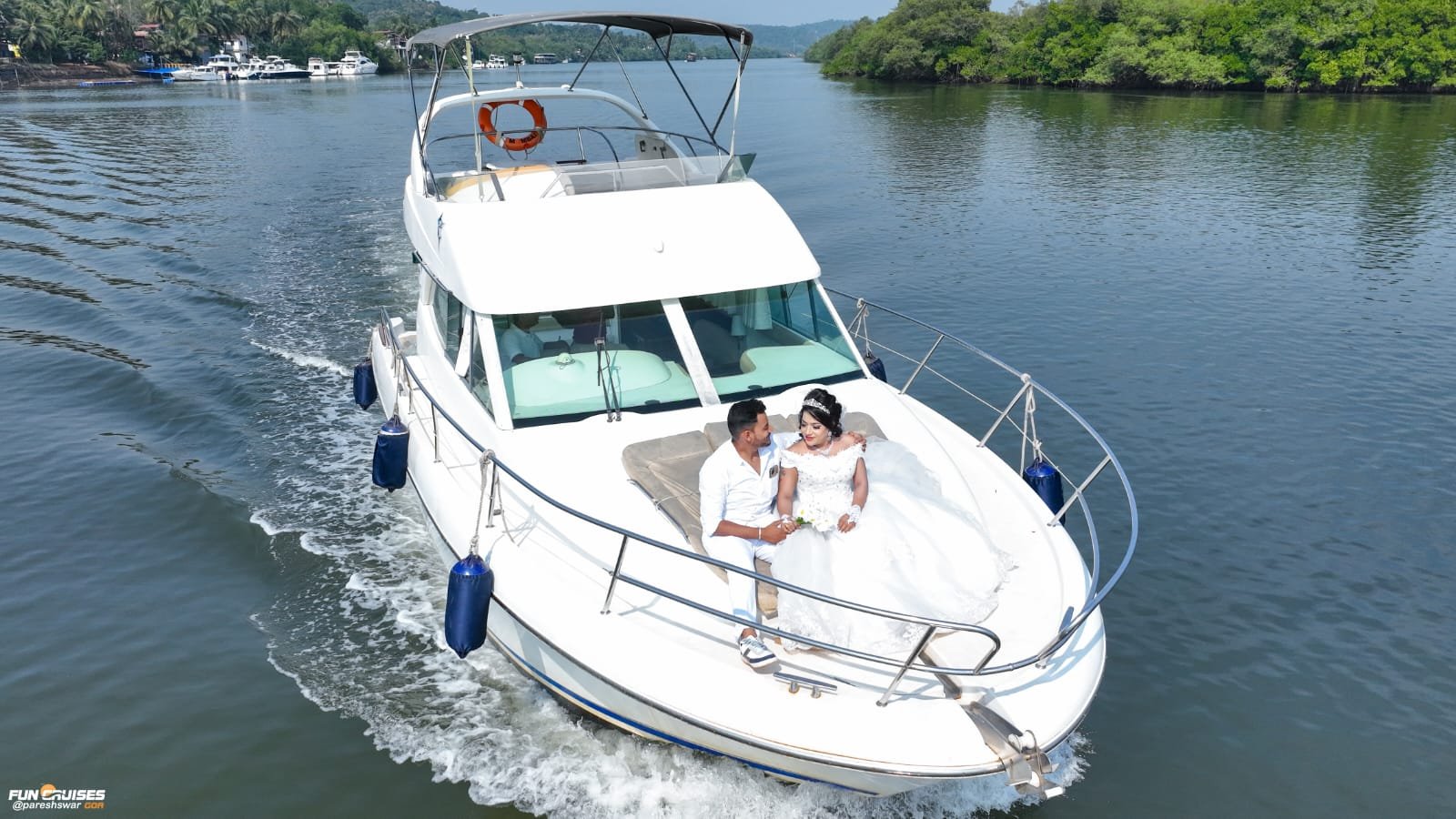 Prestige 36 luxury yacht in Goa