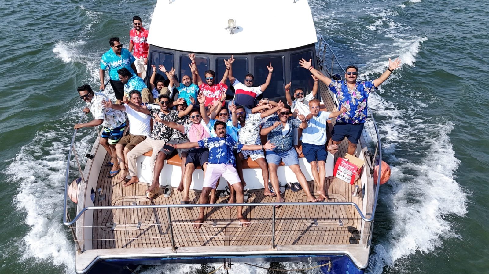 Shantam catamaran — big group cruise in Goa