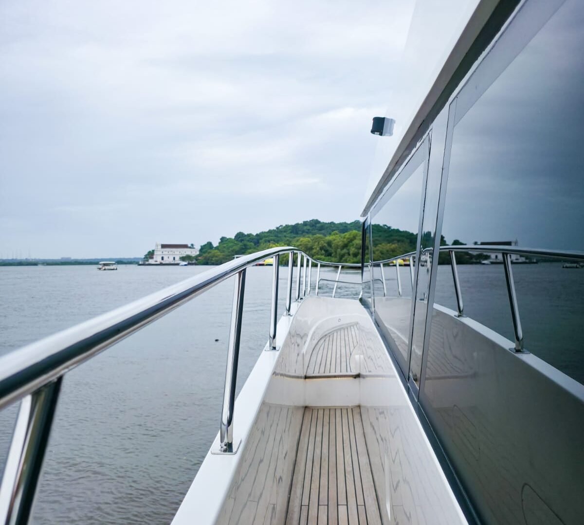 Sunset 42 premium luxury yacht in Goa