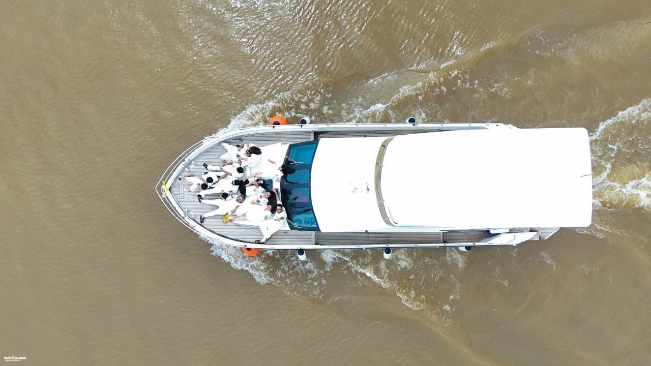 Sunset 42 premium luxury yacht in Goa