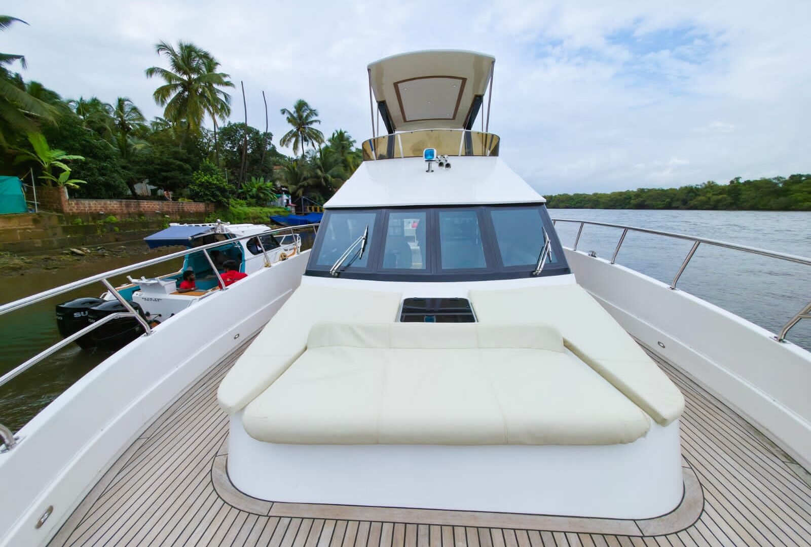 Sunset 42 premium luxury yacht in Goa