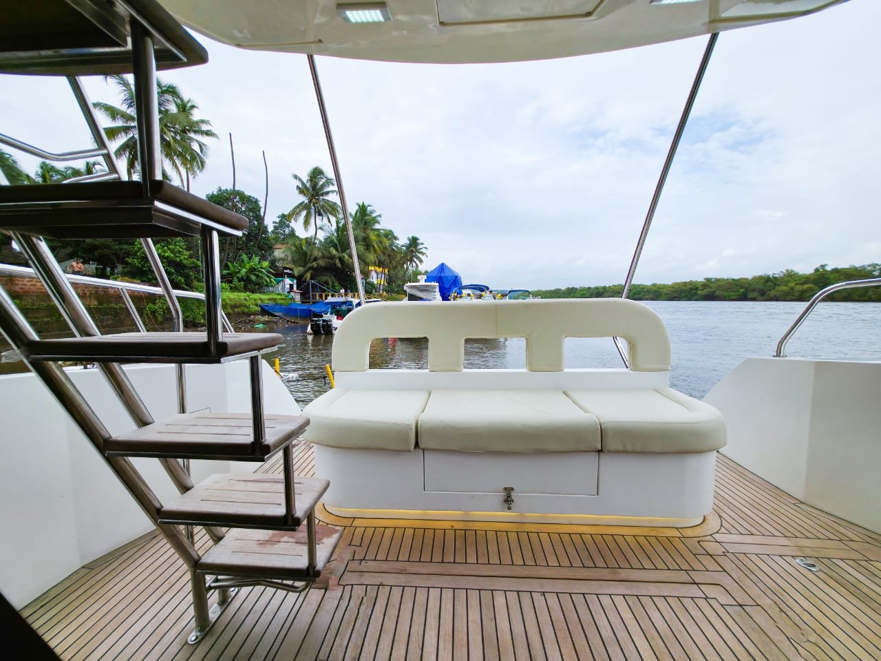Sunset 42 premium luxury yacht in Goa