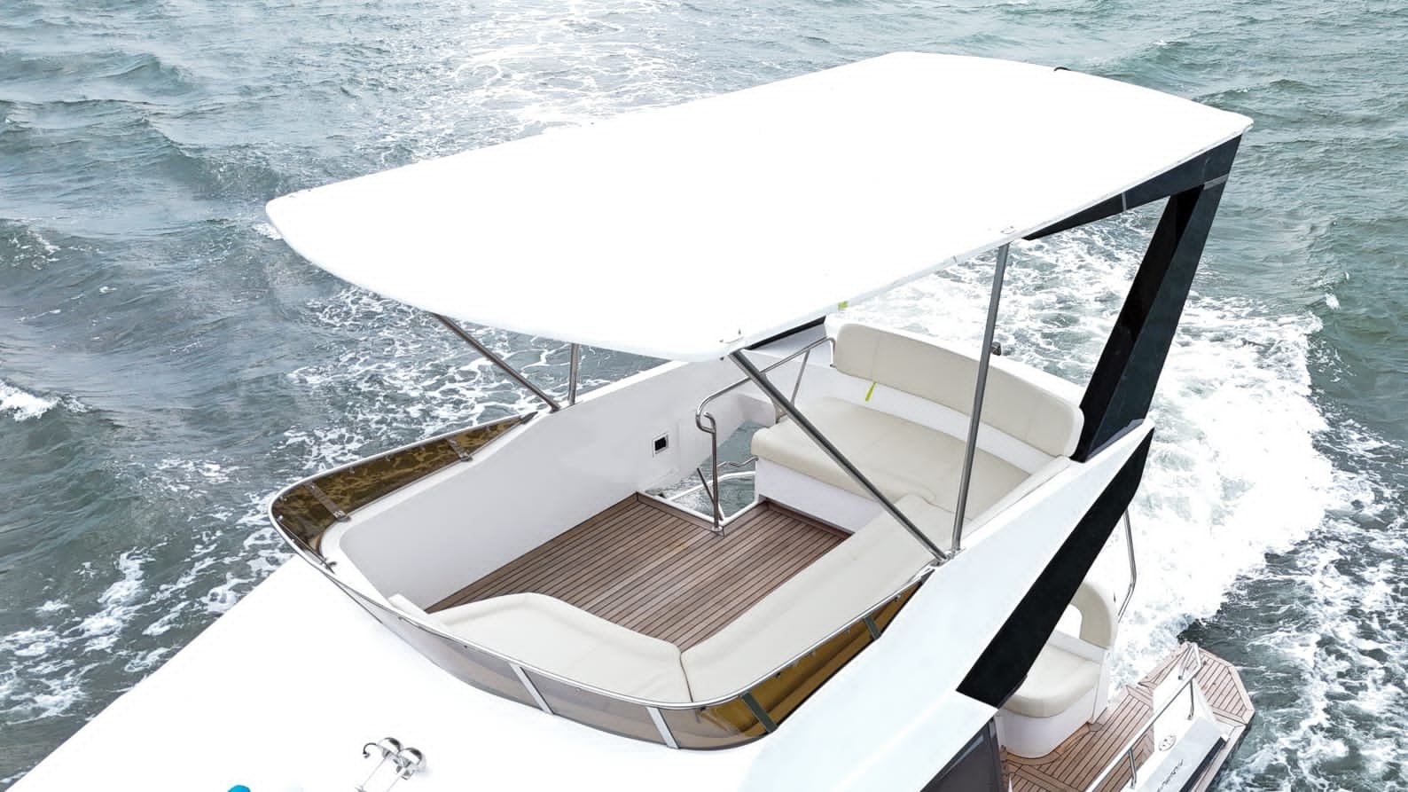Sunset 42 premium luxury yacht in Goa