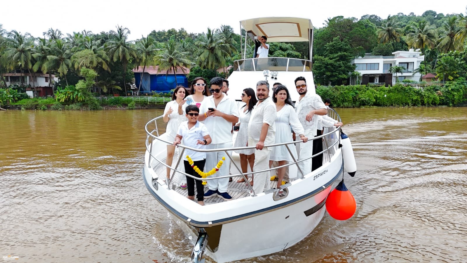 Sunset 42 premium luxury yacht in Goa