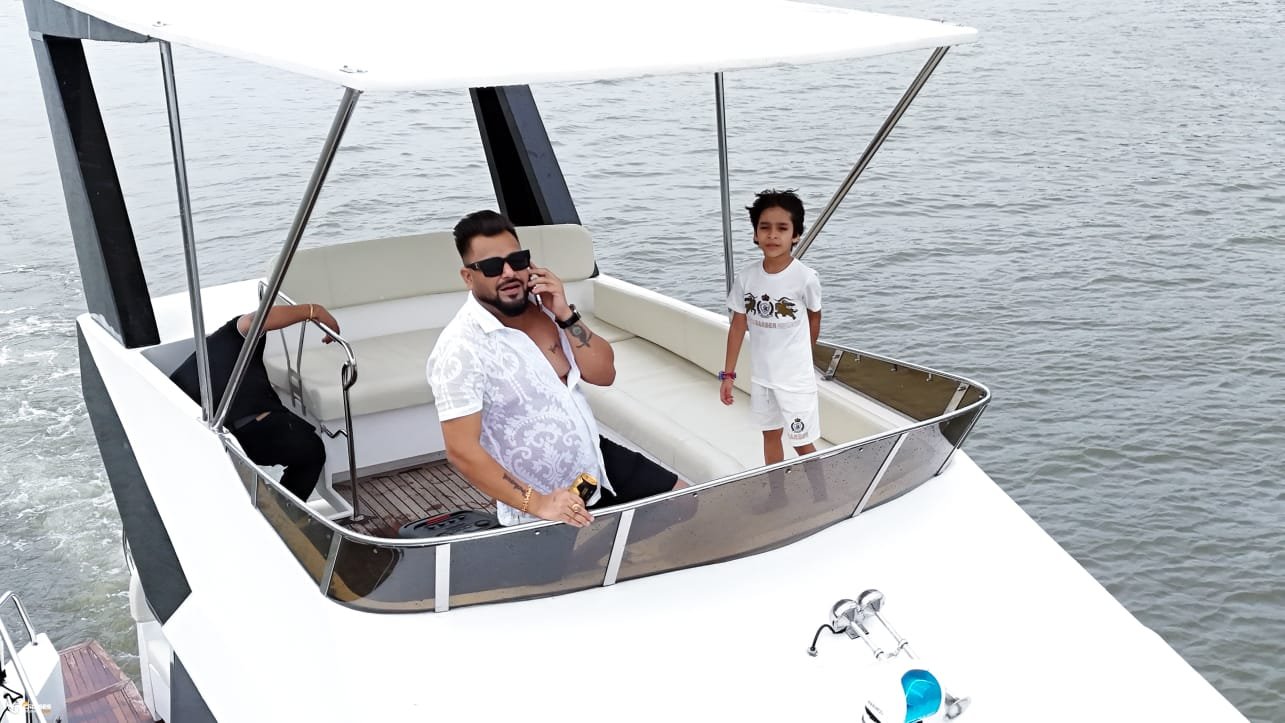 Sunset 42 premium luxury yacht in Goa
