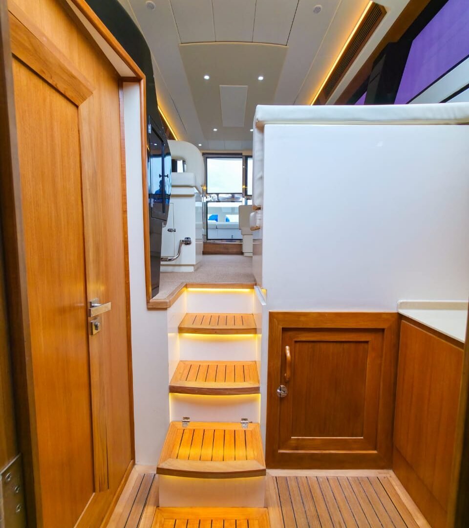 Sunset 42 premium luxury yacht in Goa