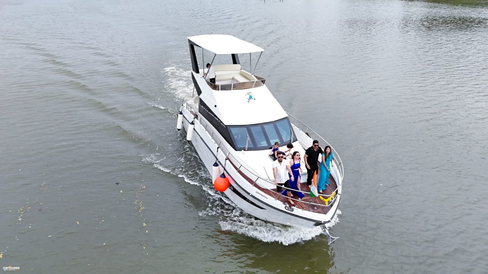 Sunset 42 premium luxury yacht in Goa