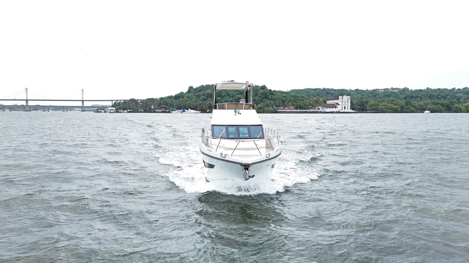 Sunset 42 premium luxury yacht in Goa
