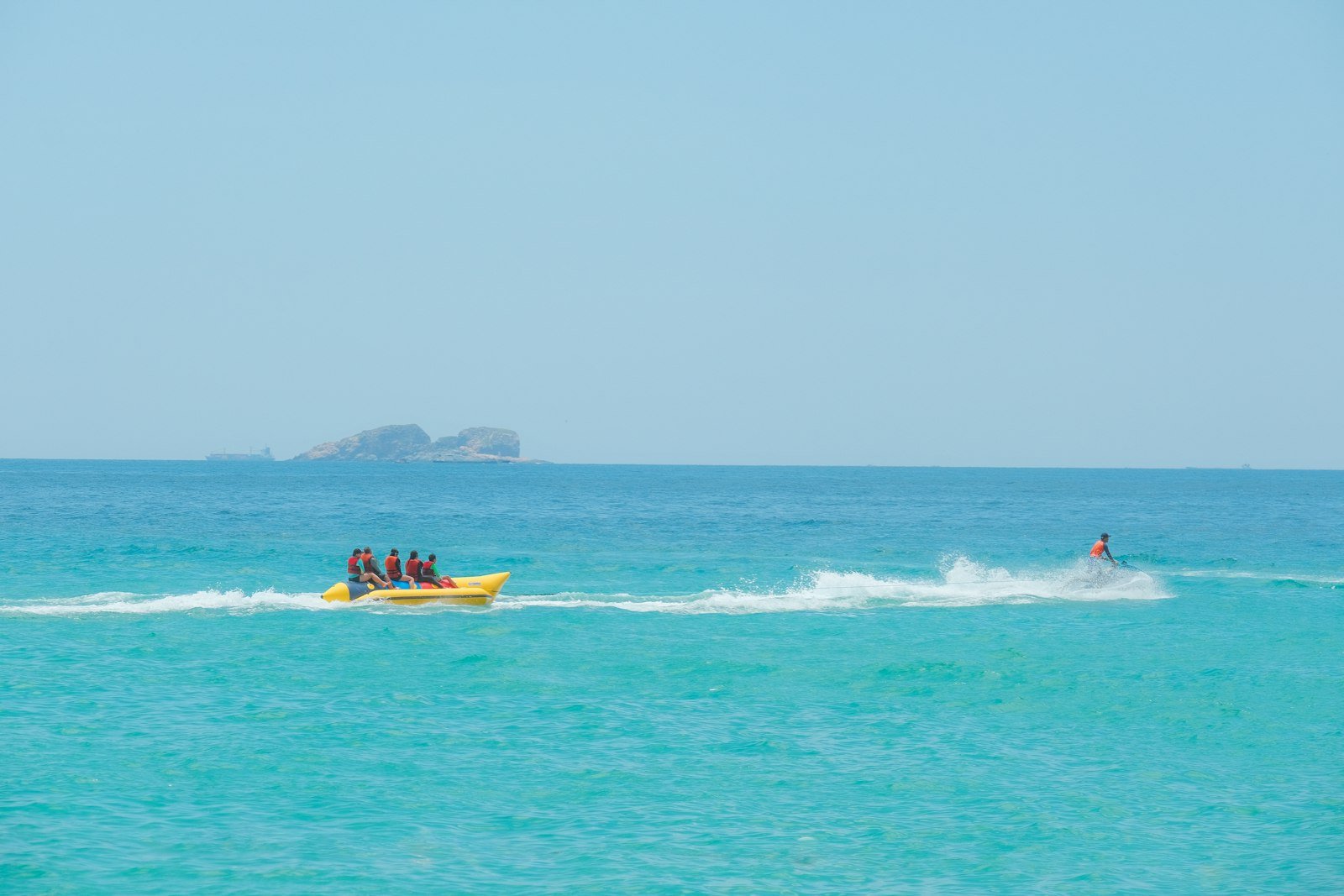Banana boat ride watersports in Goa