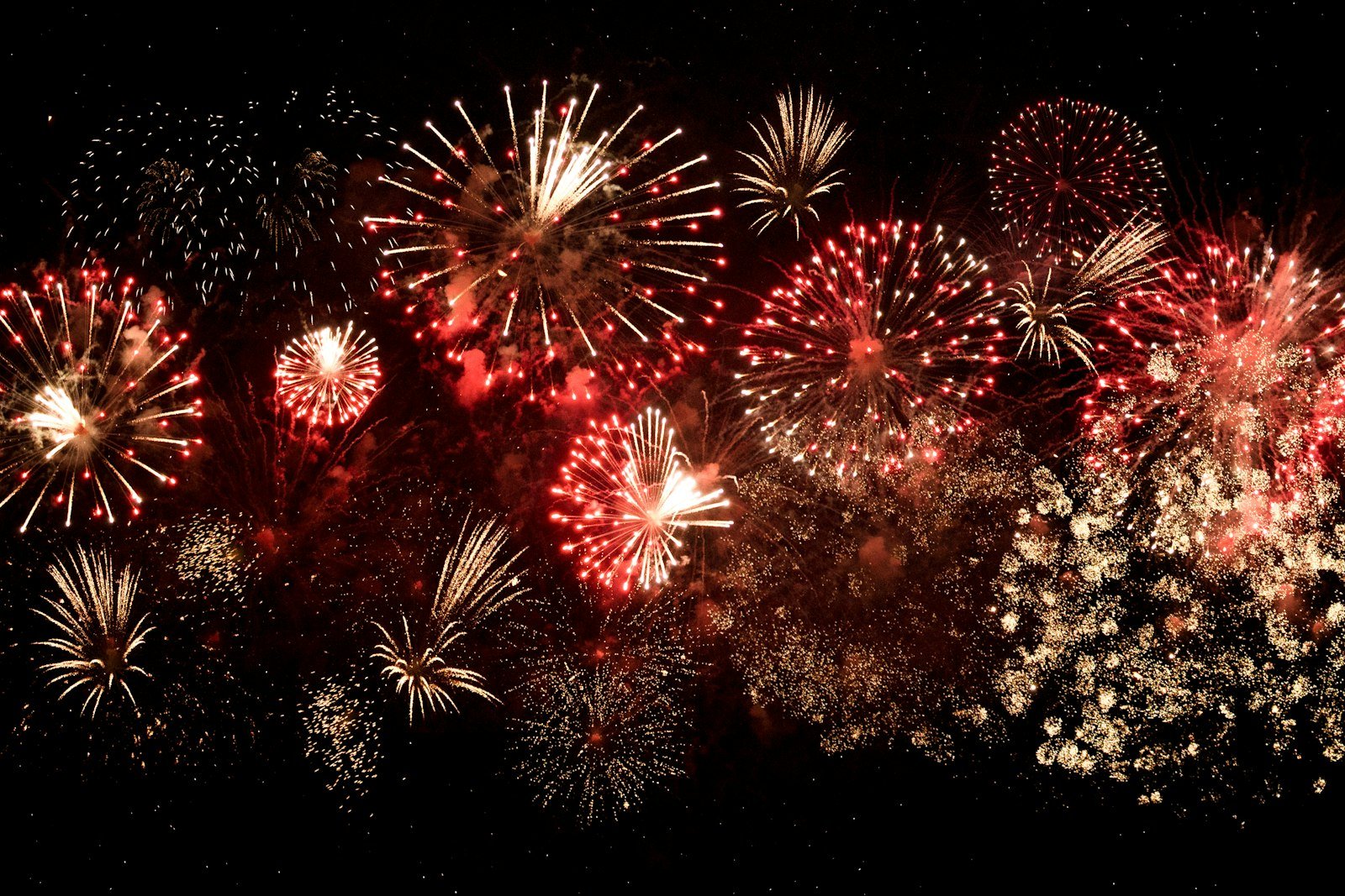 Goa party fireworks celebration