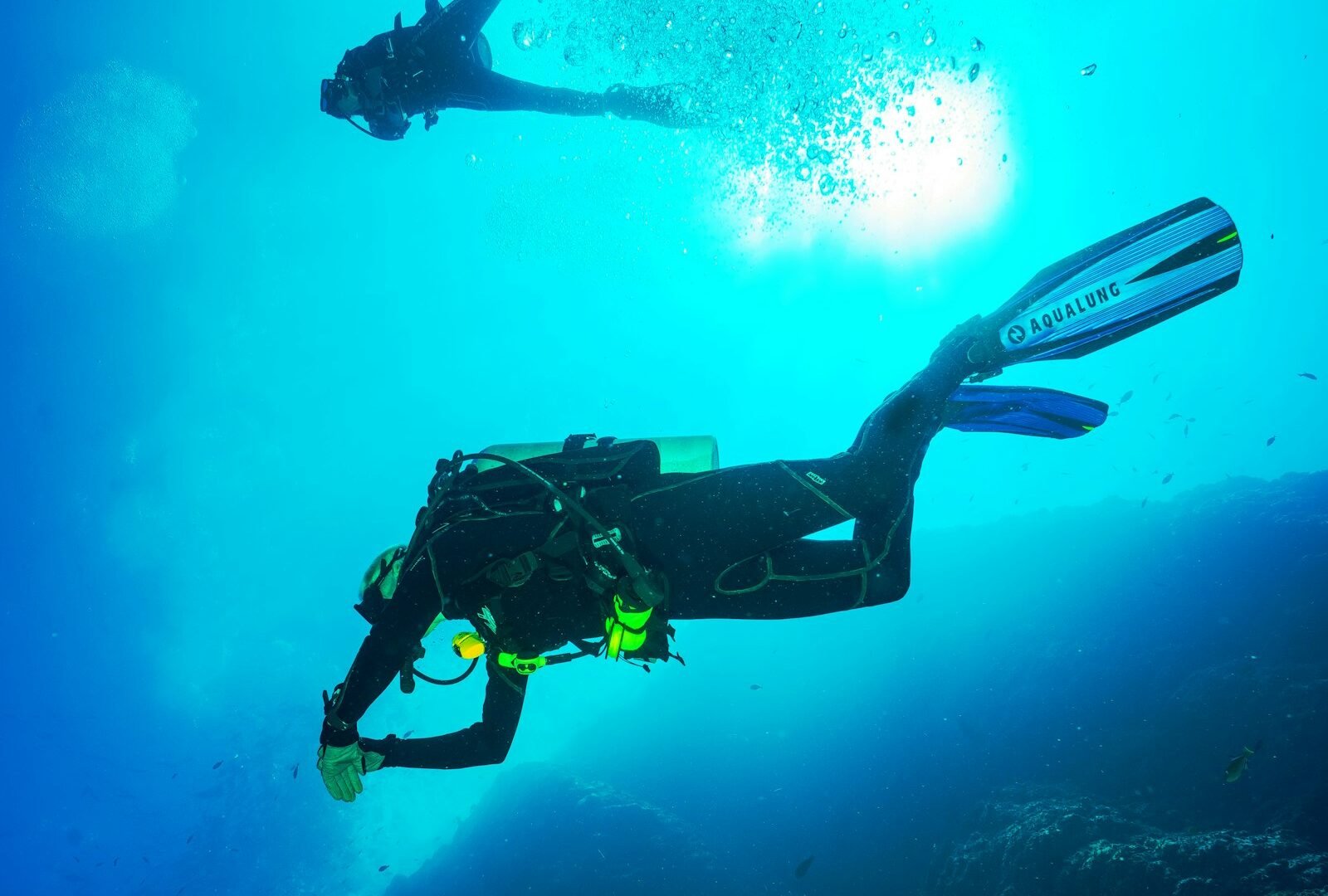 Scuba diving at Grand Island, Goa